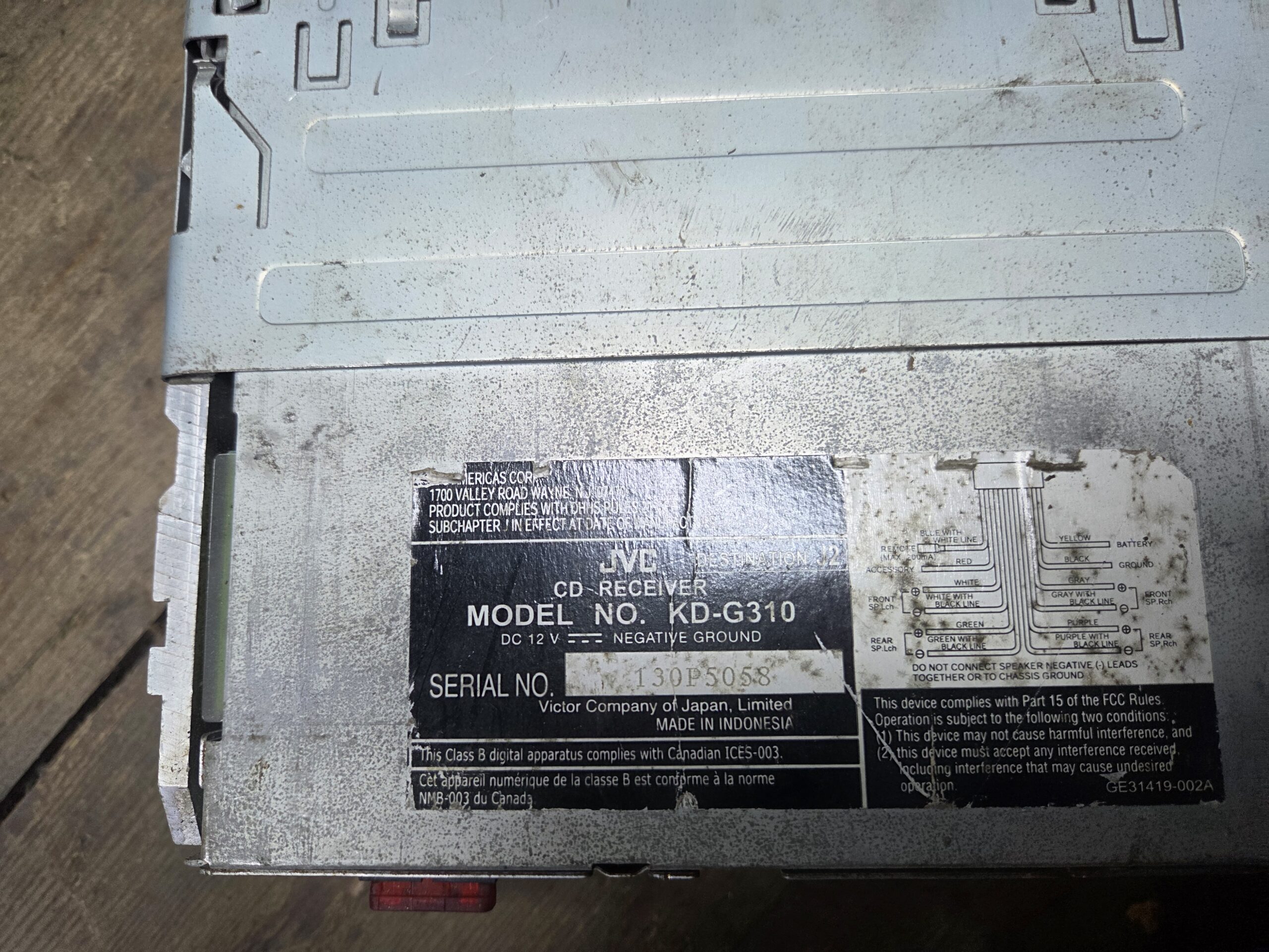 UNITATE MULTIMEDIA JVC KD-G310 - imagine 2